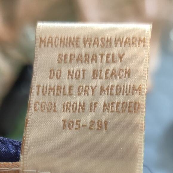 Vintage Inner Most Blue & White Polka Dot Satin Lingerie Nightgown Slip Dress S - Picture 4 of 4